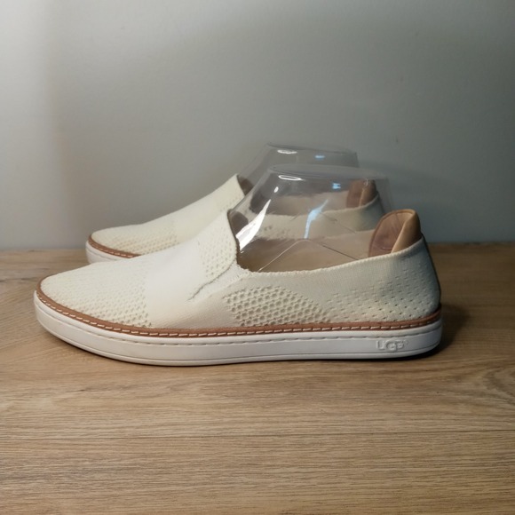 UGG Shoes - UGG Knit Slip On Sneakers Shoes Womens Size 8 US Cream Casual Comfort Minimalist